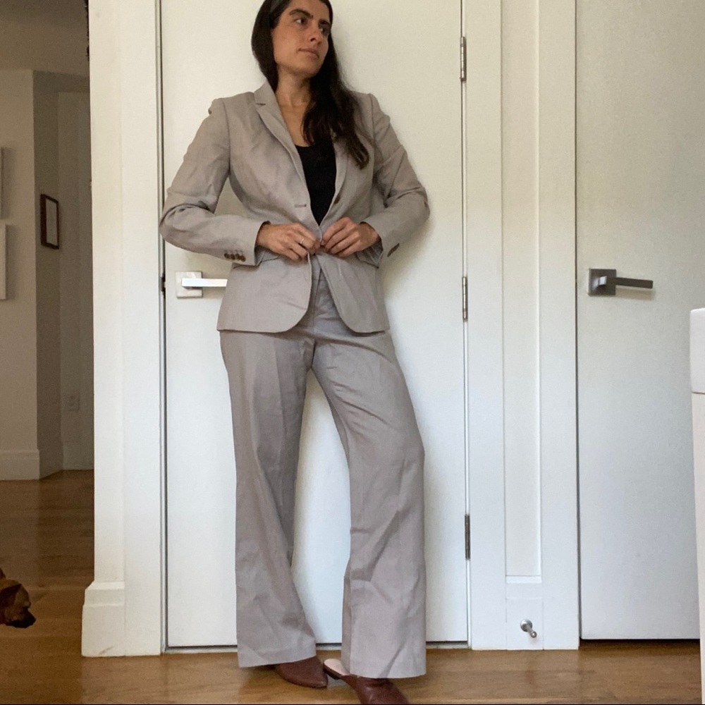J.Crew City Fit Light Grey Dress Pants / Slacks 6